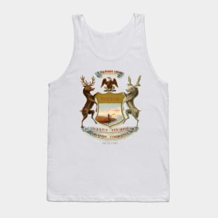 1876 Michigan Coat of Arms Tank Top